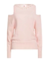 Kontatto Woman Sweater Light Pink Size Onesize Alpaca Wool, Polyamide