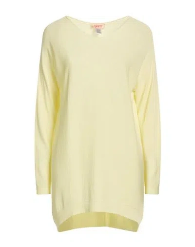 Kontatto Woman Sweater Pastel Yellow Size Onesize Viscose, Polyester
