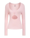 Kontatto Woman Sweater Pink Size Onesize Viscose, Pbt - Polybutylene Terephthalate
