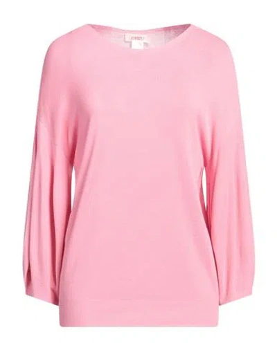 Kontatto Woman Sweater Pink Size Onesize Viscose, Polyester