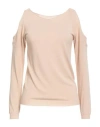 Kontatto Woman Sweater Sand Size Onesize Viscose, Polyester