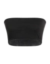 Kontatto Woman Top Black Size M Polyester, Elastane In Black