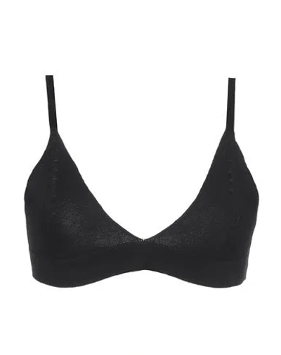 Kontatto Woman Top Black Size Onesize Viscose, Acrylic, Elastane