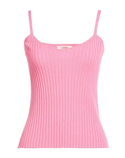 Kontatto Woman Top Pink Size Onesize Viscose, Acrylic, Elastane