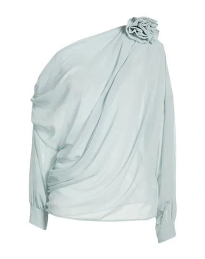 Kontatto Woman Top Sage Green Size 8 Pes In Blue