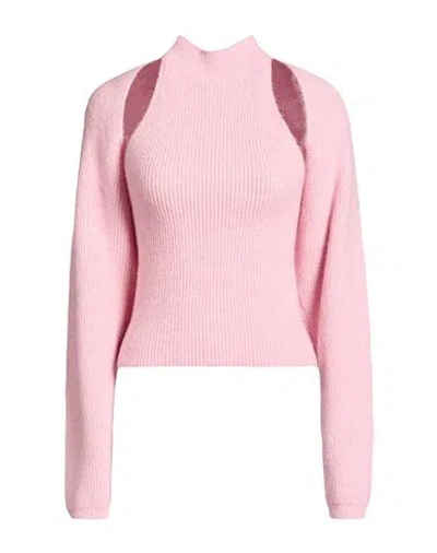 Kontatto Woman Twin Set Pink Size Onesize Acrylic, Polyamide, Polyester, Wool, Viscose