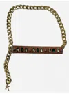 Kontessa Women's Necklace  _ In Brown