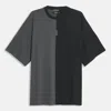 KONUS COLOR BLOCKED OVERSIZE TEE WITH REFLECTIVE TAPE