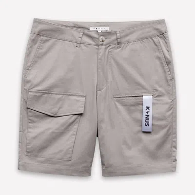 Konus Men's 6 Pocket Chino Shorts In Grey