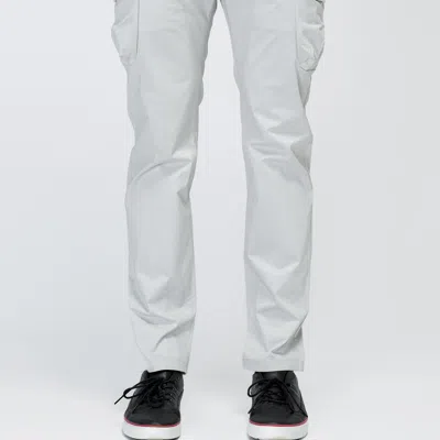 Konus Men's Cargo Pocket Jogger With Side Stripe In Gray In Grey