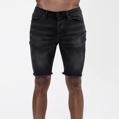 Konus Men's Denim Shorts In Black