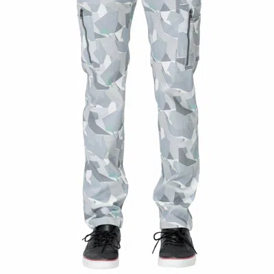Konus Men's Digital Camo Cargo Pants In Grey In Blue
