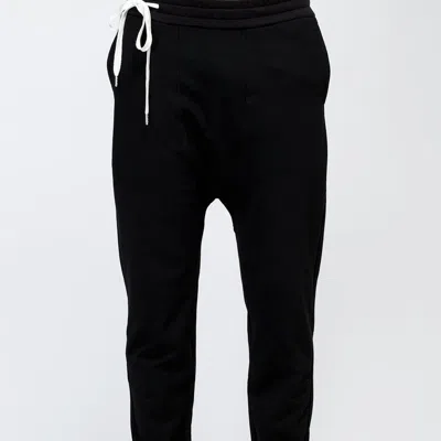 Konus Men's Drop Crotch Sweatpants In Black