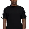 Konus Men's French Terry Dolman Tee In Black