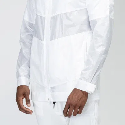 Konus Men's Hooded Windbreaker In White