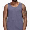 KONUS MEN'S MULTI STITCHED TANK TOP IN COBALT