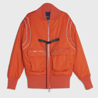 Konus Men's Oversize Bomber Jacket In Orange