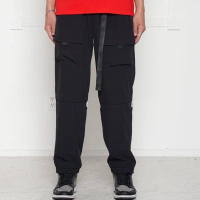 Konus Men's Reflective Wind Cargo Pants In Black