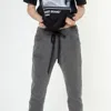 Konus Men's Stretch Denim Jean With Rips In Grey