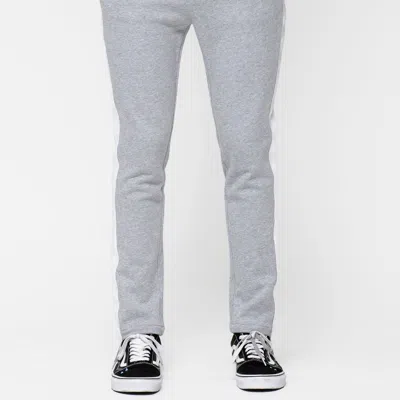 Konus Men's Sweatpants With Side Stripes In Grey