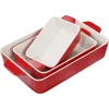 Kook Kitchenware Baking Dishes In Red