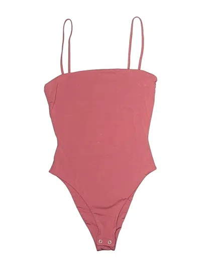Pre-owned Kookai Bodysuit In Pink