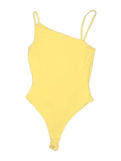 Pre-owned Kookai Bodysuit In Yellow
