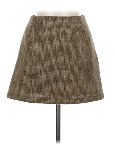 Pre-owned Kookai Formal Skirt In Brown