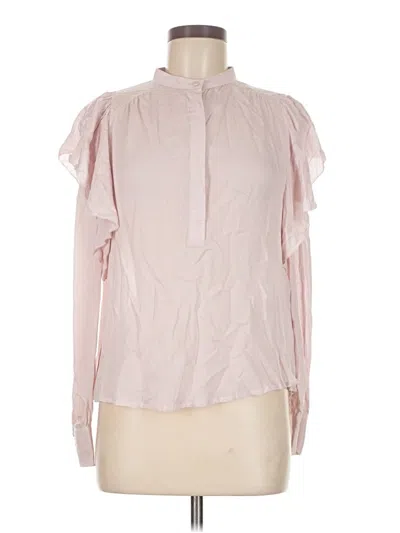 Pre-owned Kookai Long Sleeve Blouse In Pink