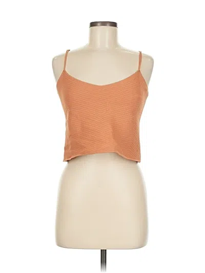 Pre-owned Kookai Sleeveless Top Orange Sweetheart Neckline Tops
