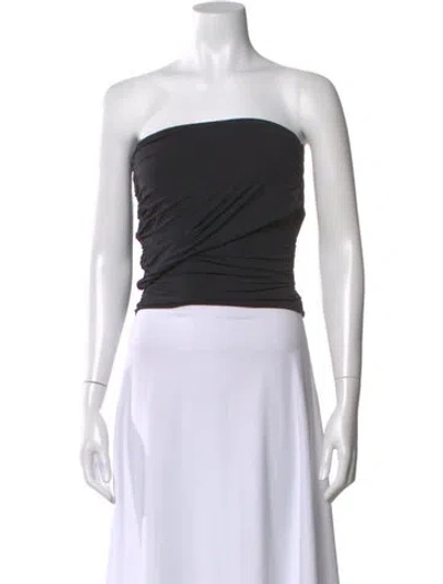 Pre-owned Kookai Strapless Top In White