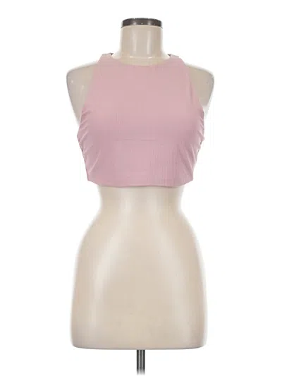 Pre-owned Kookai Tank Top Pink Halter Neckline Tops