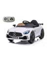 Kool Karz Playground 12v Mercedes Benz Gtr Toy Car In White