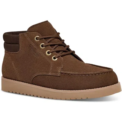 Koolaburra Braan Mens Two Tone Man Made Derby Shoes In Brown