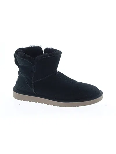 Pre-owned Koolaburra By Ugg Ankle Boots In Black