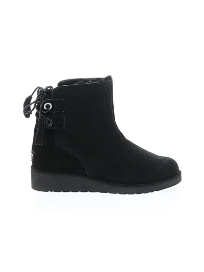 Pre-owned Koolaburra By Ugg Ankle Boots In Black