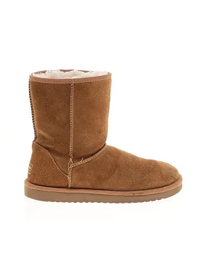 Pre-owned Koolaburra By Ugg Ankle Boots In Brown