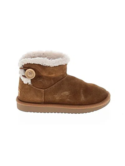 Pre-owned Koolaburra By Ugg Kids' Ankle Boots In Brown
