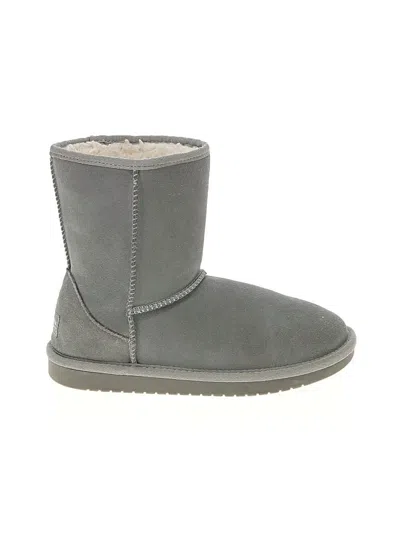 Pre-owned Koolaburra By Ugg Ankle Boots In Gray