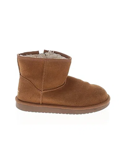 Pre-owned Koolaburra By Ugg Kids' Ankle Boots In Tan