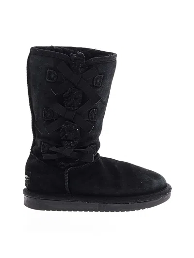 Pre-owned Koolaburra By Ugg Kids' Boots In Black