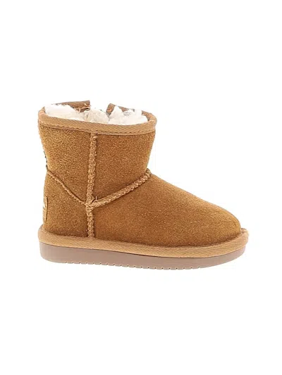 Pre-owned Koolaburra By Ugg Kids' Boots In Tan