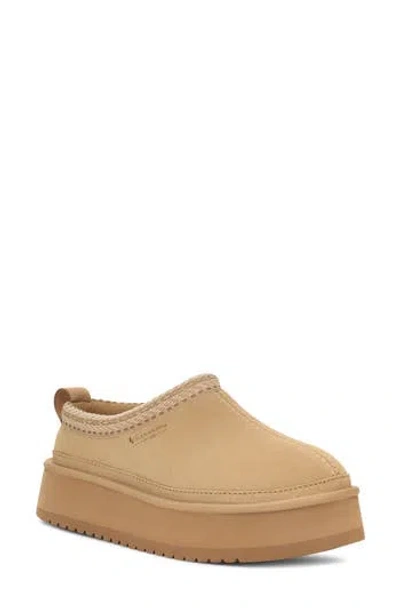 Koolaburra By Ugg Women's Burree Slip-on Platform Slippers In Desert Storm
