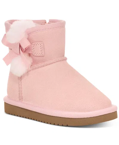 Koolaburra By Ugg Kids Victoria Mini Booties In Lt,paspink