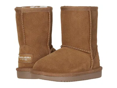 Koolaburra By Ugg Kids' Koola Short Boot (toddler) Girl's Shoes Chestnut : 6 Toddler M, Suede In Brown