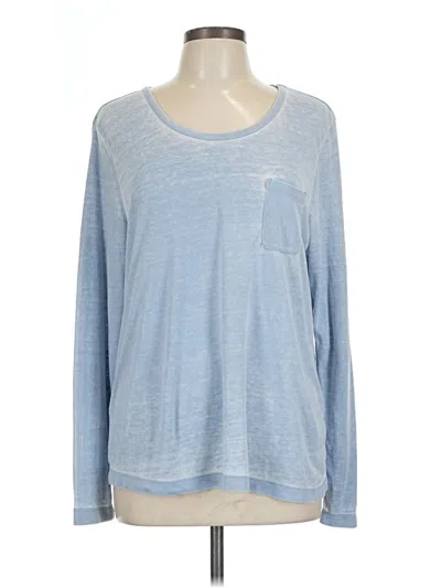 Pre-owned Koolaburra By Ugg Long Sleeve T-shirt In Blue