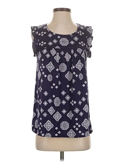 Pre-owned Koolaburra By Ugg Sleeveless Blouse In Blue
