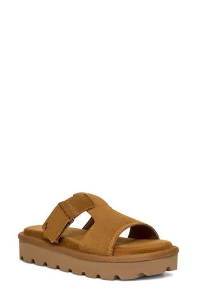 Koolaburra By Ugg Women's Tizz Slide Sandals In Chestnut
