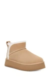 Koolaburra By Ugg ® Ultra Mini Faux Shearling Platform Bootie In Sand