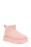 Koolaburra By Ugg ® Ultra Mini Faux Shearling Platform Bootie In Silver Pink